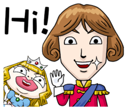 Wake up in the prince's kiss sticker #13456533