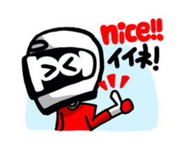 Motorcycle rider3 sticker #13456550