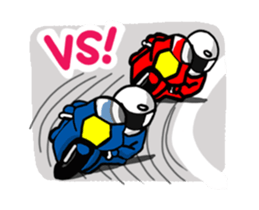 Motorcycle rider3 sticker #13456584