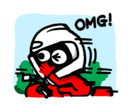 Motorcycle rider3 sticker #13456594