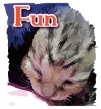 Kitten 01 English version sticker #13456702