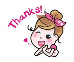 Animations of a lovely young lady sticker #13456833