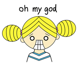 Sunshine Sunshine girl sticker #13457550