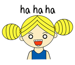 Sunshine Sunshine girl sticker #13457569