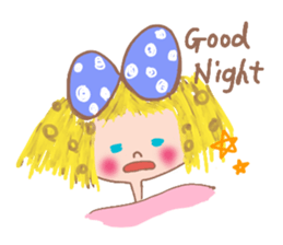 Cute Ribbon-chan is here! (in English) sticker #13457633