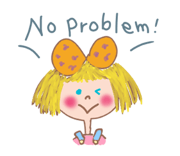 Cute Ribbon-chan is here! (in English) sticker #13457641