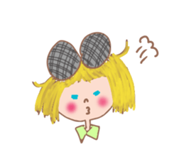 Cute Ribbon-chan is here! (in English) sticker #13457648