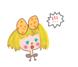 Cute Ribbon-chan is here! (in English) sticker #13457649