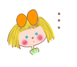 Cute Ribbon-chan is here! (in English) sticker #13457659