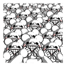 BEARWHITE 7 sticker #13457773