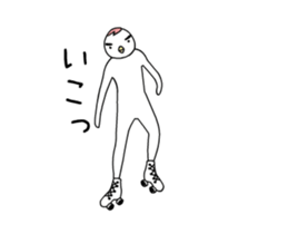 Sticker of movement of the bird man sticker #13458266