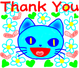 Blue meu meu 2 sticker #13458281