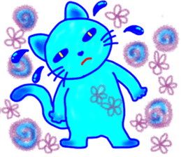 Blue meu meu 2 sticker #13458283