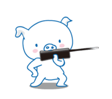 I'm TonTon,moving cheerfully. sticker #13458474