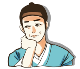 Funny korea drama character sticker (2) sticker #13458655