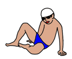 swim!!Move !! Swimmer sticker #13459057