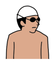 swim!!Move !! Swimmer sticker #13459058
