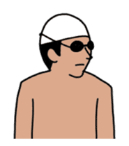 swim!!Move !! Swimmer sticker #13459058