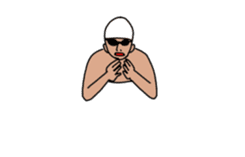 swim!!Move !! Swimmer sticker #13459064