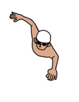 swim!!Move !! Swimmer sticker #13459065