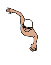 swim!!Move !! Swimmer sticker #13459065