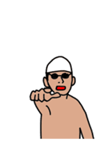 swim!!Move !! Swimmer sticker #13459067