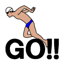 swim!!Move !! Swimmer sticker #13459069