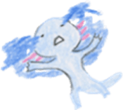 Axolotl painted by colored pencil sticker #13459852