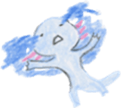 Axolotl painted by colored pencil sticker #13459852