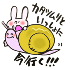 A rabbit goes now!3 sticker #13460273