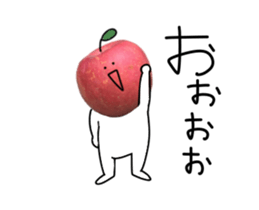 Lemon and apple sticker #13460343