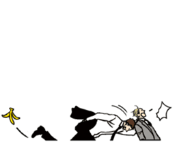 Twittering birds never fly. sticker #13460763