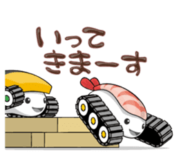 Sushi Tank-1 sticker #13461134