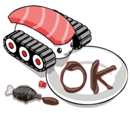 Sushi Tank-1 sticker #13461140