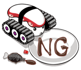 Sushi Tank-1 sticker #13461141