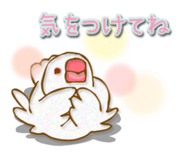 Outing java sparrows sticker #13461361