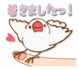 Outing java sparrows sticker #13461365
