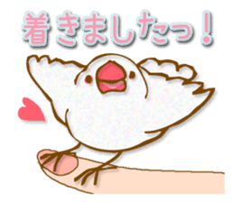 Outing java sparrows sticker #13461365