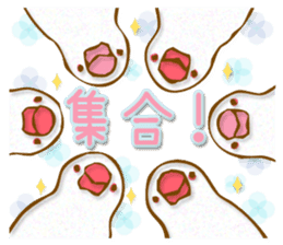 Outing java sparrows sticker #13461367