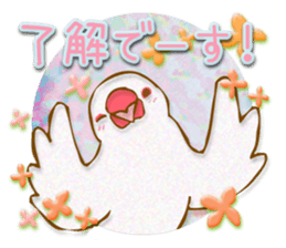 Outing java sparrows sticker #13461369