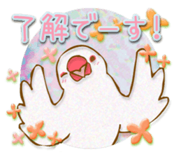 Outing java sparrows sticker #13461369