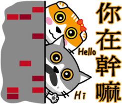 23Meow-What are you doing? sticker #13461584