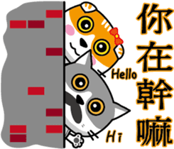 23Meow-What are you doing? sticker #13461584