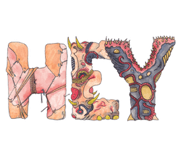 Monster ABC's sticker #13461814