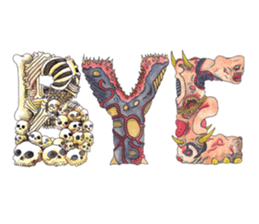 Monster ABC's sticker #13461816