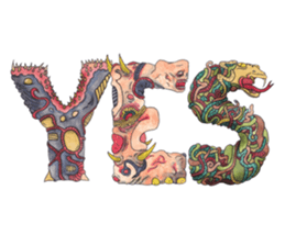 Monster ABC's sticker #13461817