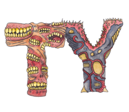 Monster ABC's sticker #13461824