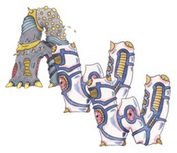 Monster ABC's sticker #13461829