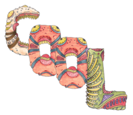 Monster ABC's sticker #13461831