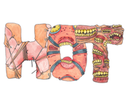 Monster ABC's sticker #13461836